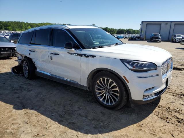 5LM5J7WC9MGL10392 - 2021 LINCOLN AVIATOR RESERVE Biały zdjęcie 4