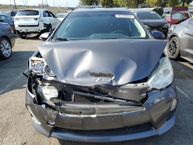 JTDKDTB3XD1550618 - 2013 TOYOTA PRIUS C GRAY photo 5