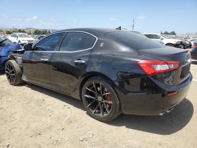 ZAM57XSA1F1135390 - 2015 MASERATI GHIBLI BLACK photo 2