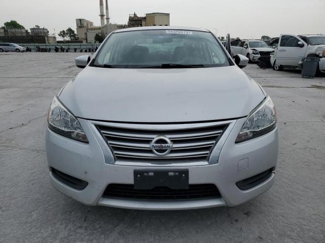 3N1AB7AP9EY229490 - 2014 NISSAN SENTRA S SILVER photo 5