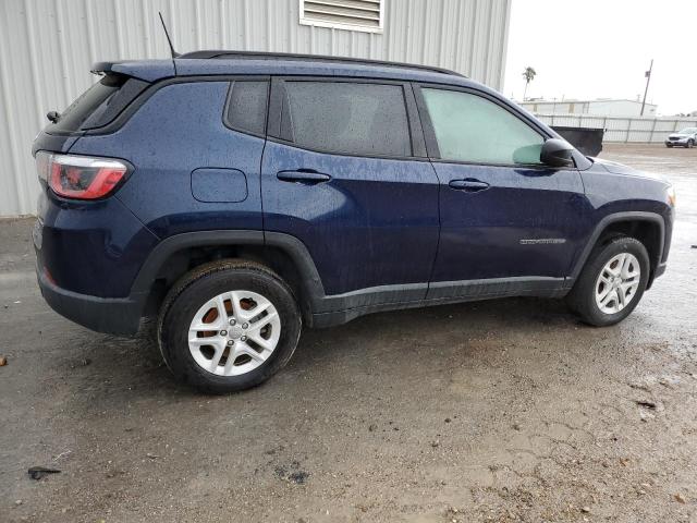 3C4NJDAB0JT282896 - 2018 JEEP COMPASS SPORT Niebieski zdjęcie 3