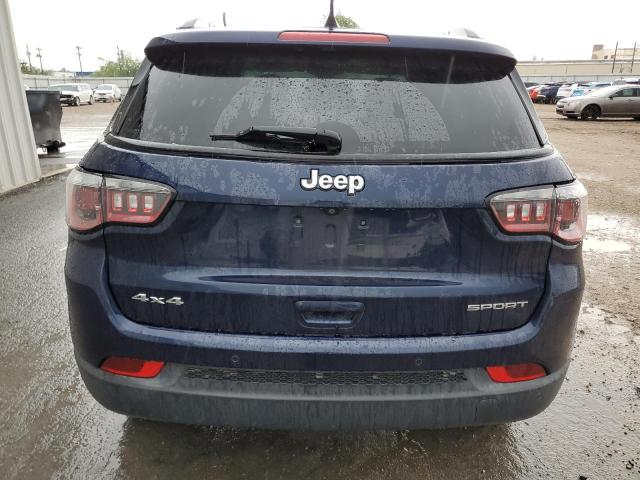 3C4NJDAB0JT282896 - 2018 JEEP COMPASS SPORT Niebieski zdjęcie 6
