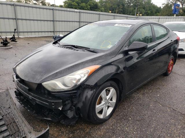 5NPDH4AE6BH001543 - 2011 HYUNDAI ELANTRA GLS BLACK photo 1