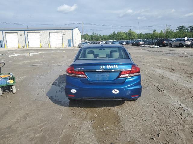 2HGFB2F93EH513947 - 2014 HONDA CIVIC EXL 蓝色 照片 6