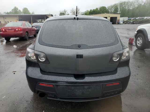 JM1BK34MX91199034 - 2009 MAZDA SPEED 3 BLACK photo 6