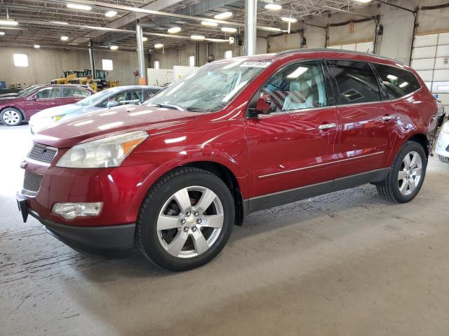 1GNKVLED7BJ111186 - 2011 CHEVROLET TRAVERSE LTZ MAROON photo 1