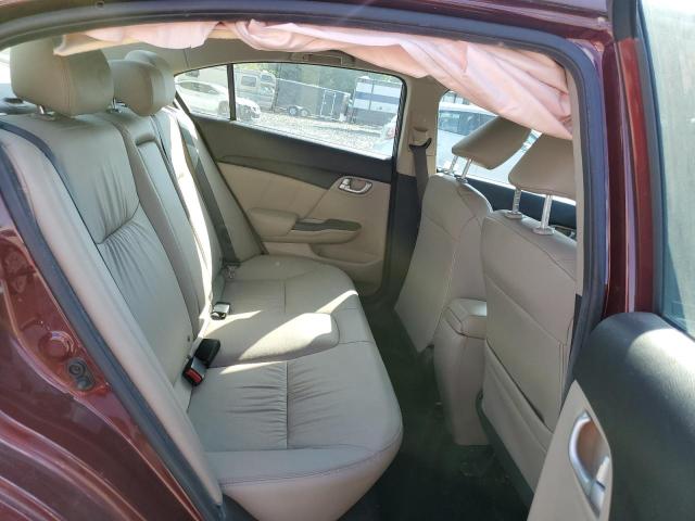 2HGFB2F96FH509814 - 2015 HONDA CIVIC EXL 勃艮第红 照片 10