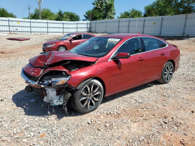 1G1ZG5ST4MF043405 - 2021 CHEVROLET MALIBU RS RED photo 1