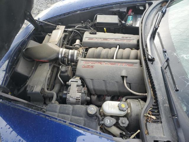 1G1YY24U455111805 - 2005 CHEVROLET CORVETTE BLUE photo 11