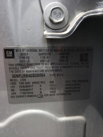 3GNFL2EK4DS508064 - 2013 CHEVROLET CAPTIVA LS SILVER photo 13