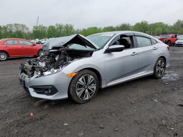 19XFC1F74HE209787 - 2017 HONDA CIVIC EXL SILVER photo 1