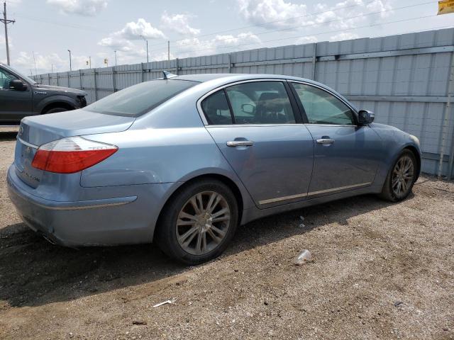 KMHGC4DF5AU070658 - 2010 HYUNDAI GENESIS 4.6L BLUE photo 3