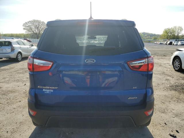 MAJ6P1UL6JC171082 - 2018 FORD ECOSPORT SE ლურჯი ფოტო 6