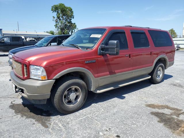 1FMNU44S74EC64379 - 2004 FORD EXCURSION EDDIE BAUER MAROON photo 1