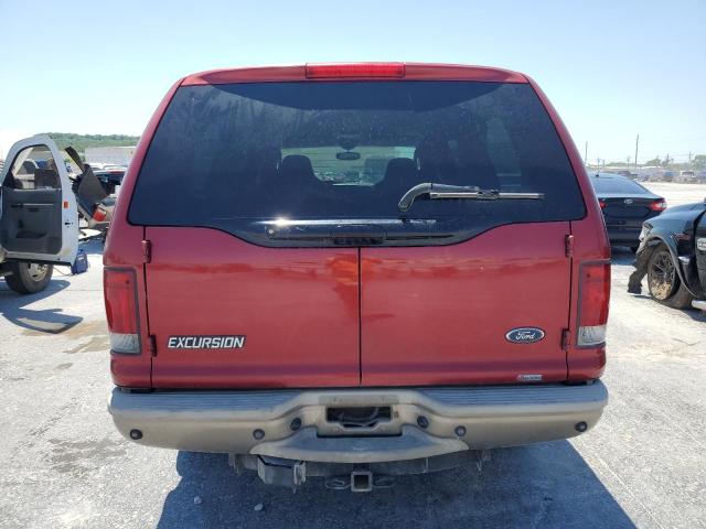 1FMNU44S74EC64379 - 2004 FORD EXCURSION EDDIE BAUER MAROON photo 6