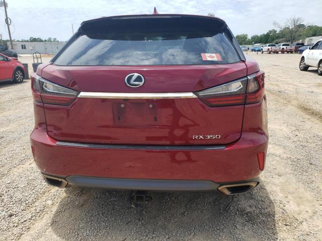 2T2BZMCA3HC129275 - 2017 LEXUS RX 350 BASE RED photo 6