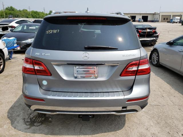 4JGDA2EB1CA077958 - 2012 MERCEDES-BENZ ML 350 BLUETEC GRAY photo 6