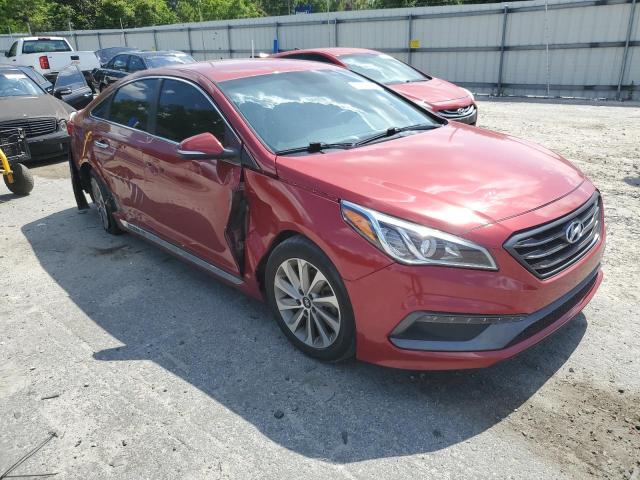 5NPE34AF9FH082703 - 2015 HYUNDAI SONATA SPORT 红色 照片 4