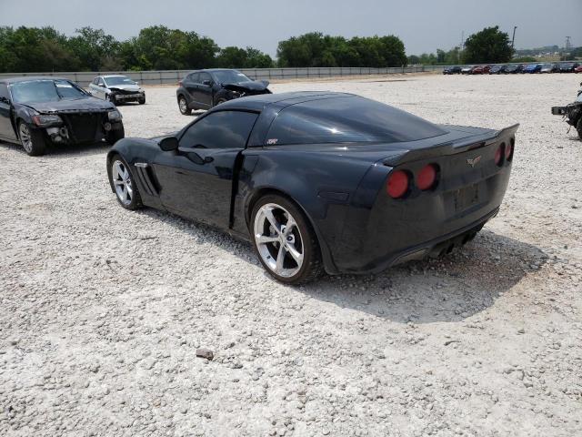 1G1YR2DW1A5109583 - 2010 CHEVROLET CORVETTE GRAND SPORT BLACK photo 2