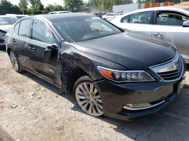 JH4KC1F94FC001539 - 2015 ACURA RLX ADVANCE GRAY photo 4