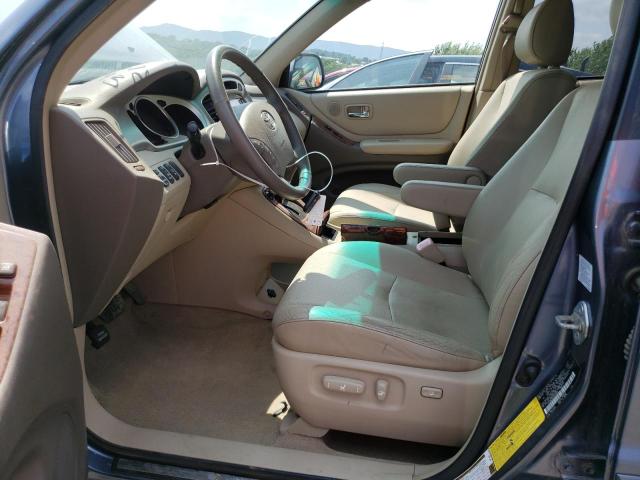 JTEEW21A760010830 - 2006 TOYOTA HIGHLANDER HYBRID BLUE photo 7