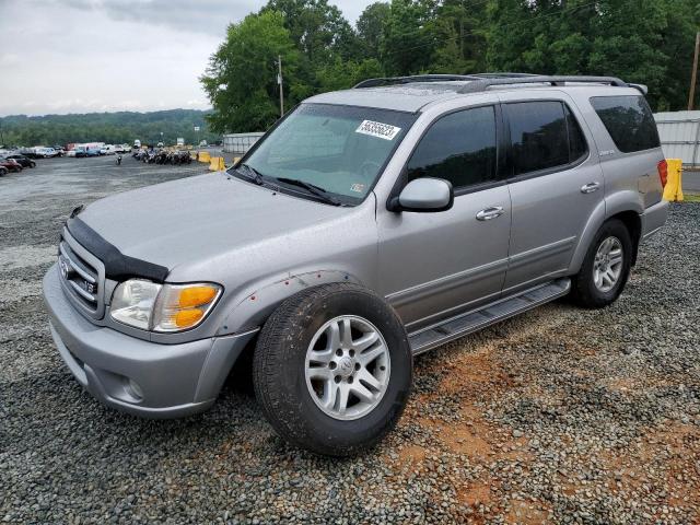 5TDBT48A04S230242 - 2004 TOYOTA SEQUOIA LIMITED SILVER photo 1