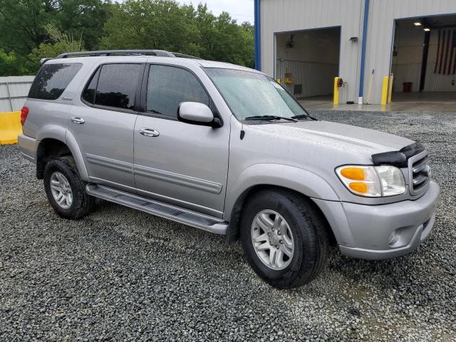 5TDBT48A04S230242 - 2004 TOYOTA SEQUOIA LIMITED SILVER photo 4