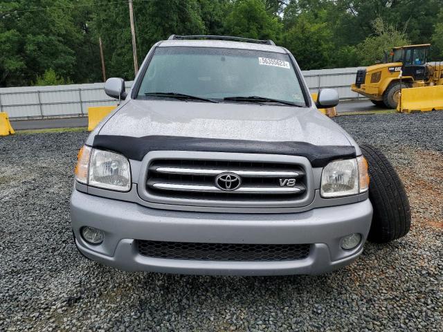 5TDBT48A04S230242 - 2004 TOYOTA SEQUOIA LIMITED SILVER photo 5