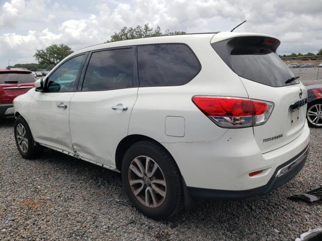 5N1AR2MN6EC693413 - 2014 NISSAN PATHFINDER S WHITE photo 2