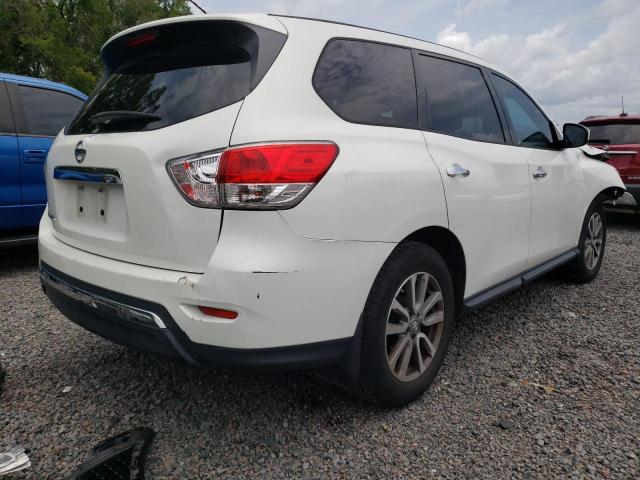 5N1AR2MN6EC693413 - 2014 NISSAN PATHFINDER S WHITE photo 3