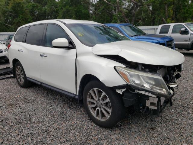 5N1AR2MN6EC693413 - 2014 NISSAN PATHFINDER S WHITE photo 4
