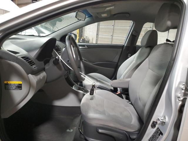 KMHCT4AE4HU218609 - 2017 HYUNDAI ACCENT SE SILVER photo 7