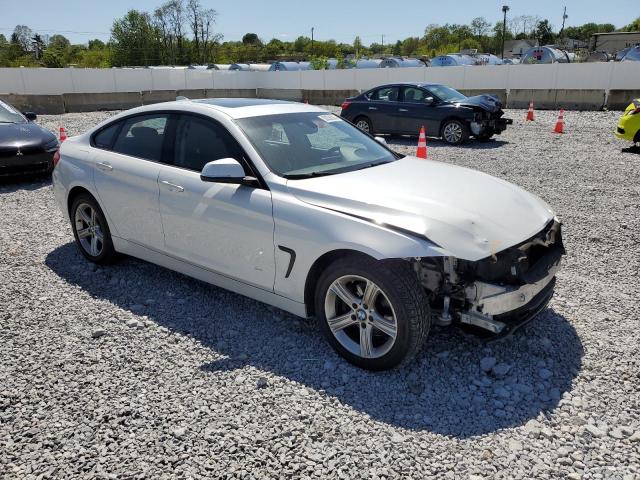 WBA4A7C58FD414236 - 2015 BMW 428 XI GRAN COUPE WHITE photo 4