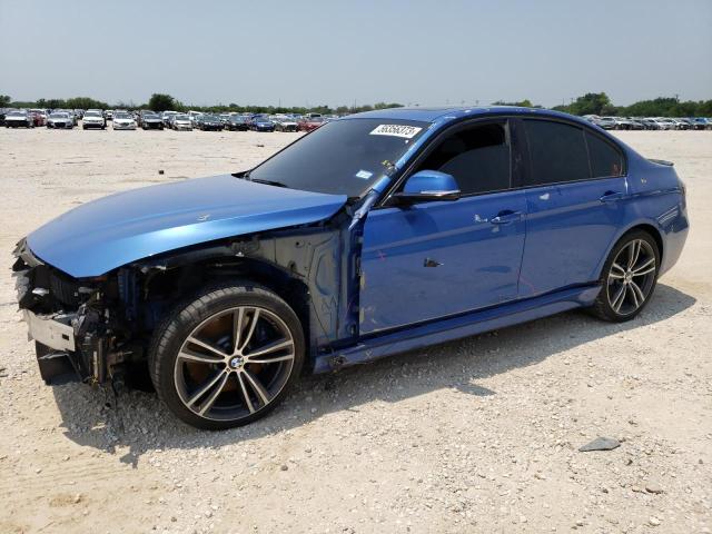 WBA3A9C54FK472914 - 2015 BMW 335 I BLUE photo 1