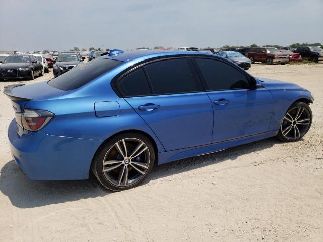 WBA3A9C54FK472914 - 2015 BMW 335 I BLUE photo 3