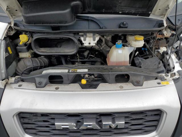 3C6TRVDG4KE524437 - 2019 RAM PROMASTER 2500 HIGH 白色 照片 12