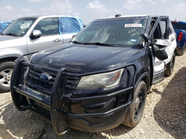 1FM5K8AR2HGA36492 - 2017 FORD EXPLORER POLICE INTERCEPTOR BLACK photo 1