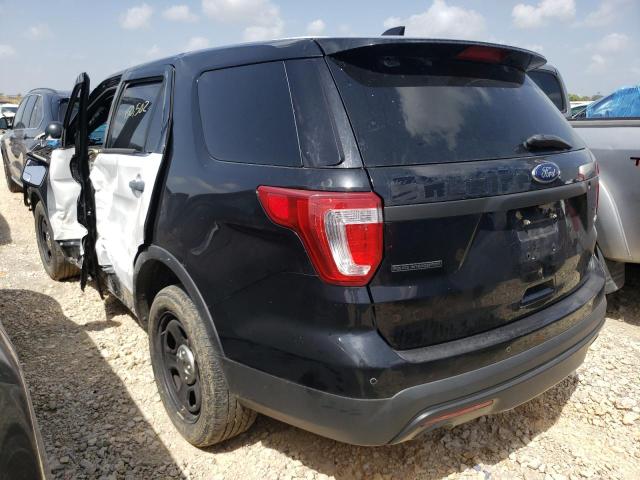 1FM5K8AR2HGA36492 - 2017 FORD EXPLORER POLICE INTERCEPTOR BLACK photo 2