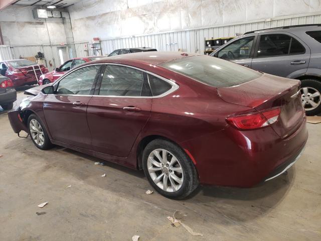 1C3CCCCB5FN574693 - 2015 CHRYSLER 200 C BURGUNDY photo 2