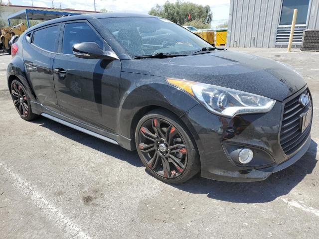 KMHTC6AE0FU237683 - 2015 HYUNDAI VELOSTER TURBO BLACK photo 4