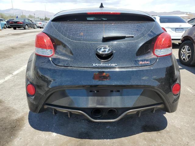 KMHTC6AE0FU237683 - 2015 HYUNDAI VELOSTER TURBO BLACK photo 6