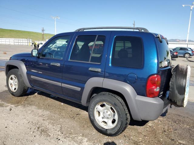 1J4GL48K93W615175 - 2003 JEEP LIBERTY SPORT 蓝色 照片 2