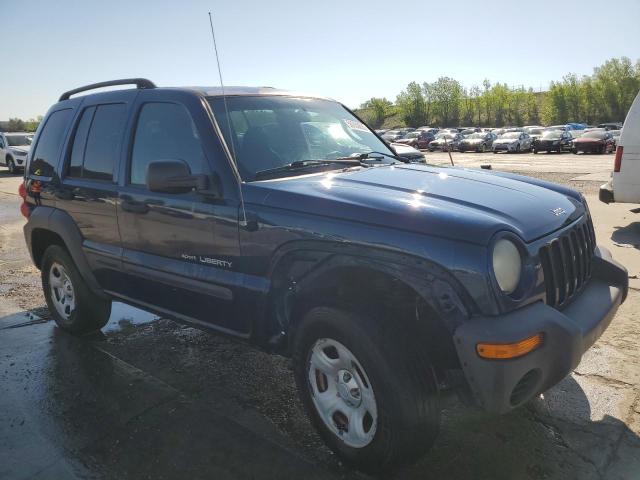 1J4GL48K93W615175 - 2003 JEEP LIBERTY SPORT 蓝色 照片 4