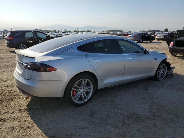 5YJSA1H1XEFP35201 - 2014 TESLA MODEL S Արծաթագույն լուսանկար 3