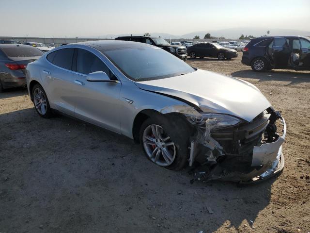 5YJSA1H1XEFP35201 - 2014 TESLA MODEL S Արծաթագույն լուսանկար 4