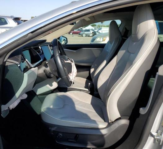 5YJSA1H1XEFP35201 - 2014 TESLA MODEL S Արծաթագույն լուսանկար 7