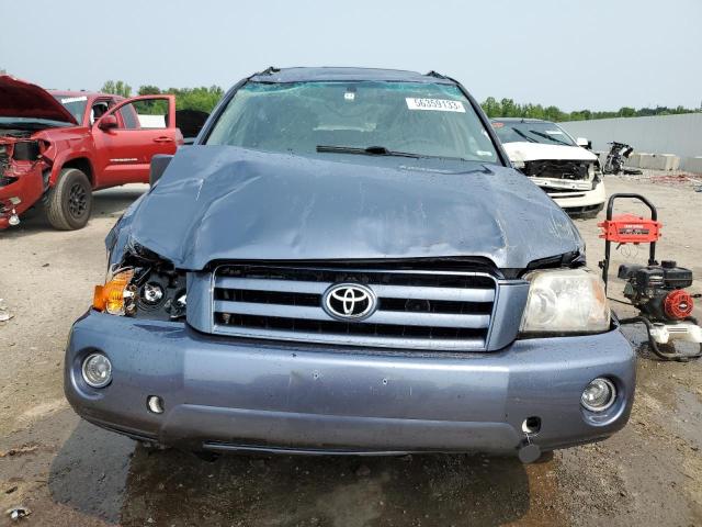 JTEEP21A070212679 - 2007 TOYOTA HIGHLANDER SPORT BLUE photo 5