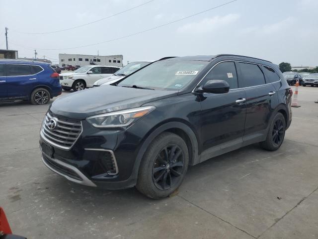 KM8SM4HF1HU236377 - 2017 HYUNDAI SANTA FE SE BLACK photo 1