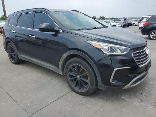 KM8SM4HF1HU236377 - 2017 HYUNDAI SANTA FE SE BLACK photo 4