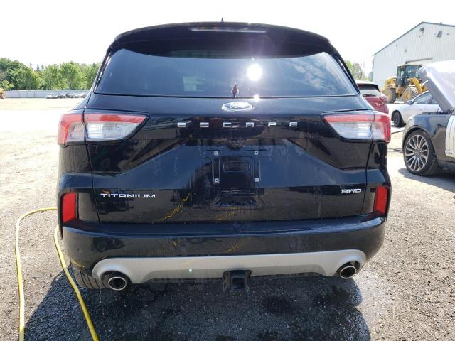 1FMCU9J9XMUA56329 - 2021 FORD ESCAPE TITANIUM BLACK photo 6